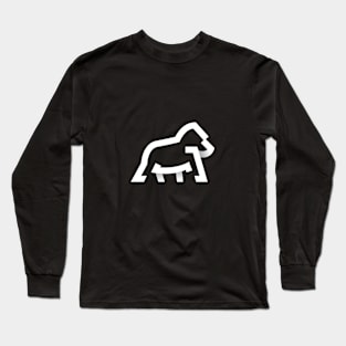 simple gorilla icon Long Sleeve T-Shirt